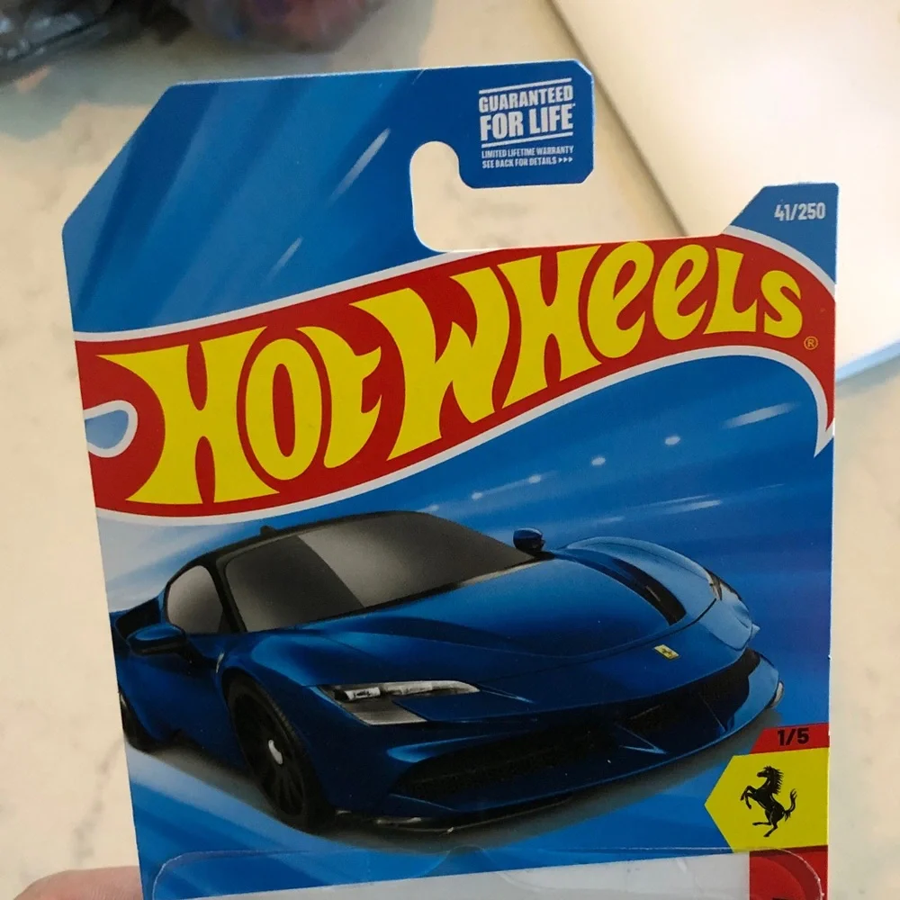 Mattel Hot Wheels Blue Ferrari SF90 Stradale